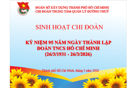 Sinh hoạt chi đoàn 